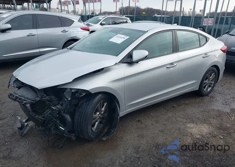 2018 Hyundai Elantra Sel z USA, uszkodzony, nr VIN 5NPD84LF7JH265343
